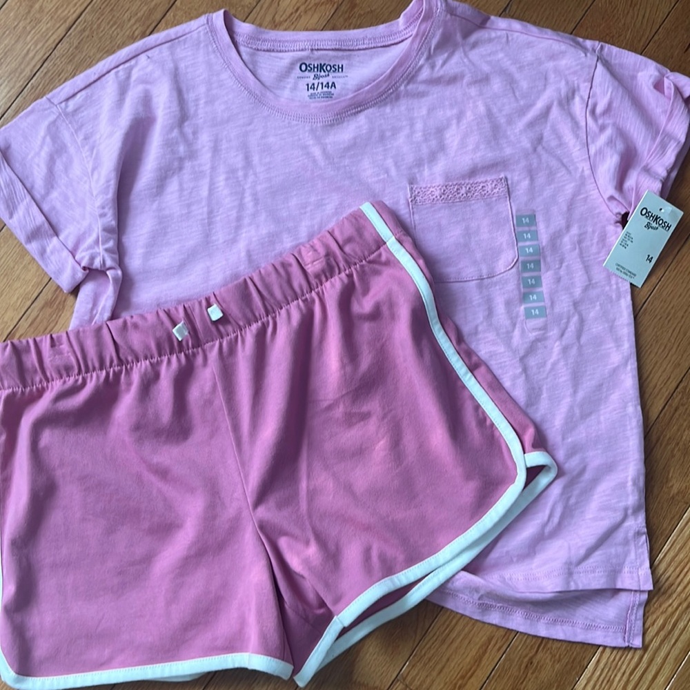 Girls 14 OshKosh outfit NWT